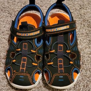 Light up Boys Skechers sandals sz 10